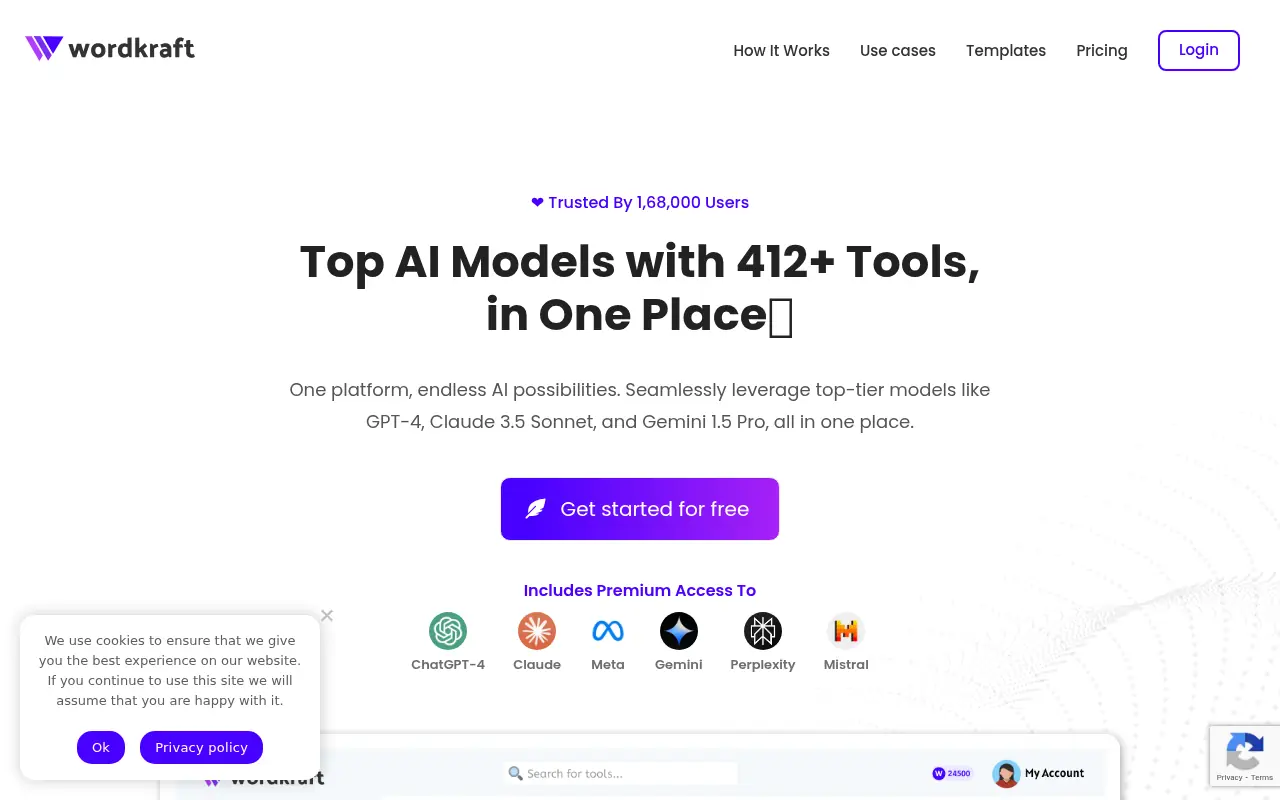 Wordkraft AI screenshot