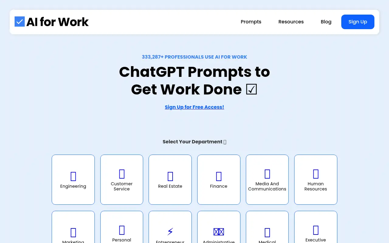 AI for Work screenshot