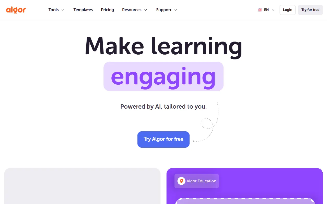 Algor Education screenshot