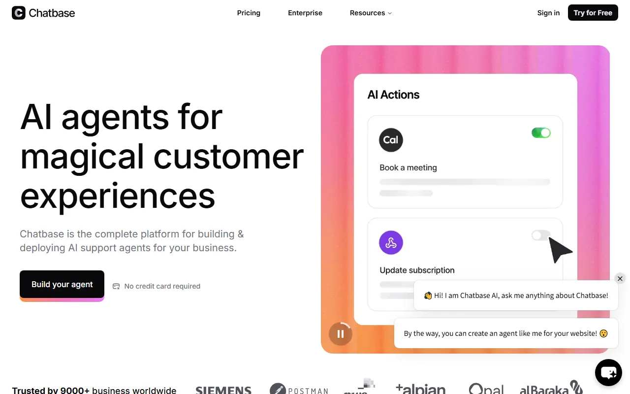 Chatbase screenshot