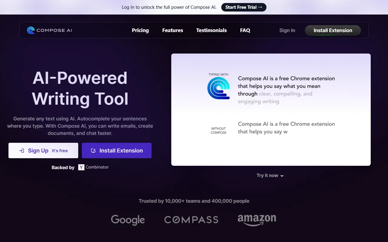Compose AI screenshot