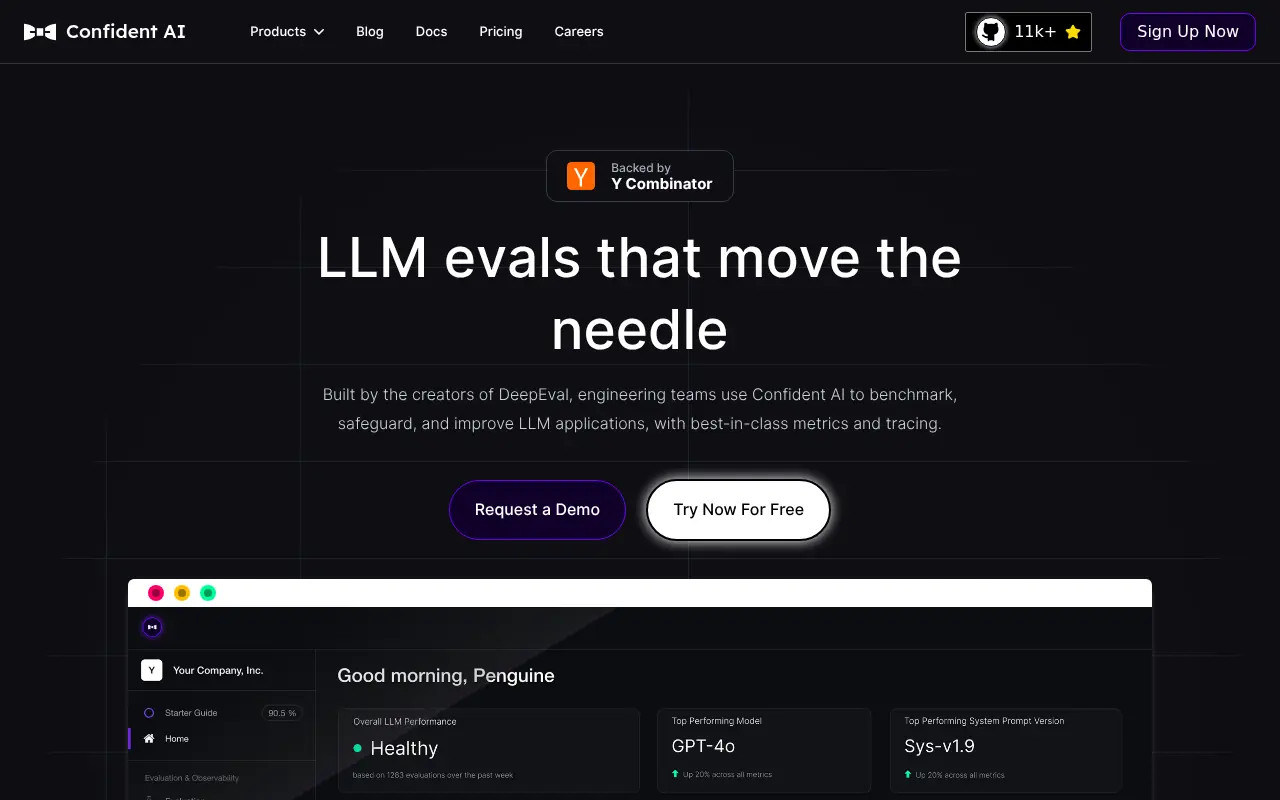 Confident AI screenshot