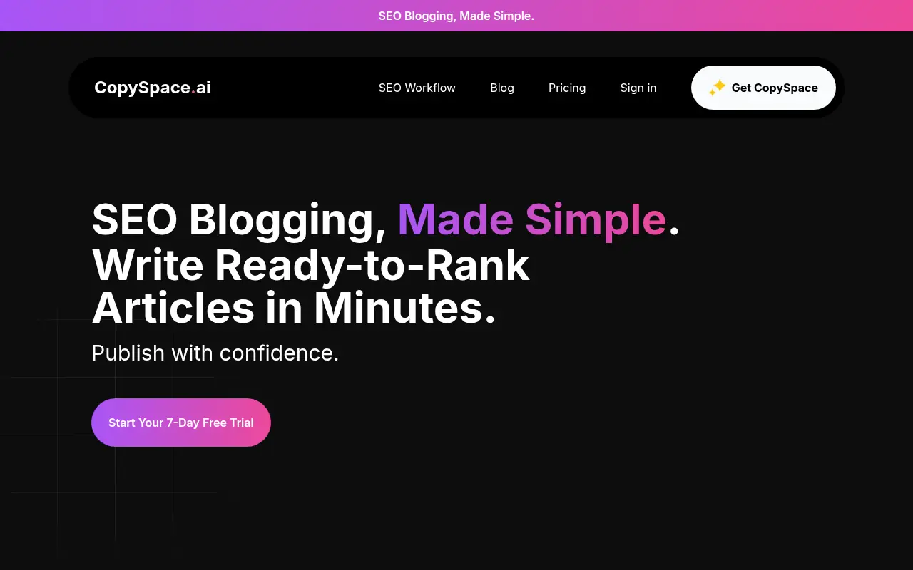 Copyspace.ai screenshot