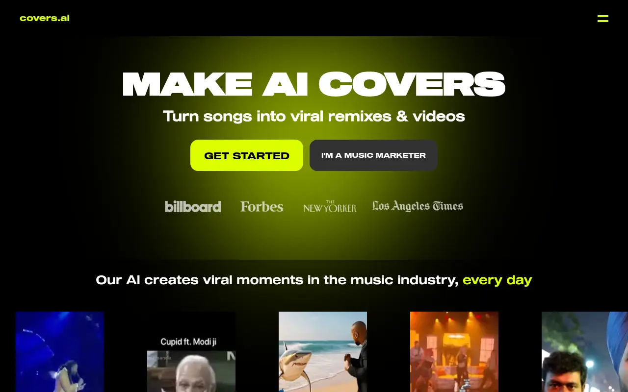 Covers.ai screenshot