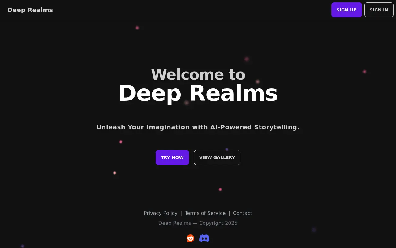 Deep Realms screenshot