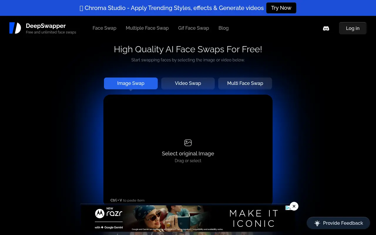 DeepSwapper screenshot