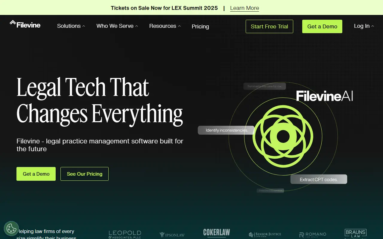 Filevine screenshot