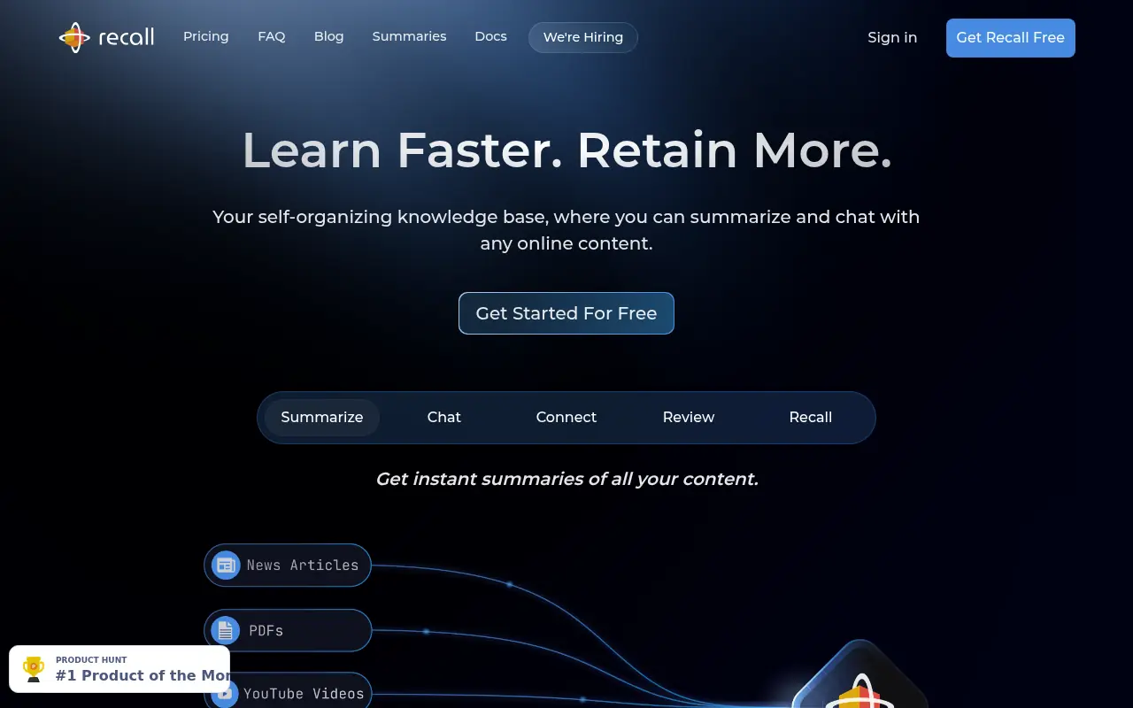 Recall screenshot