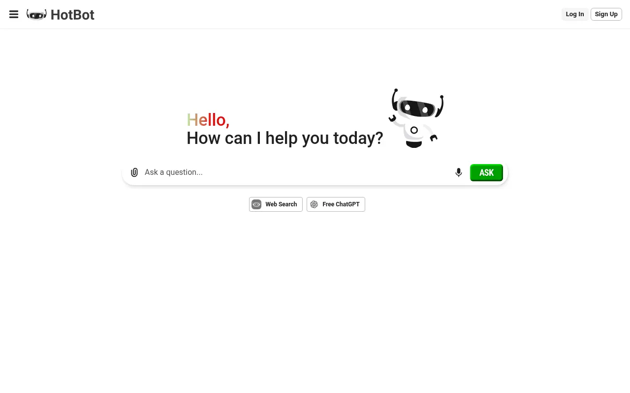HotBot screenshot