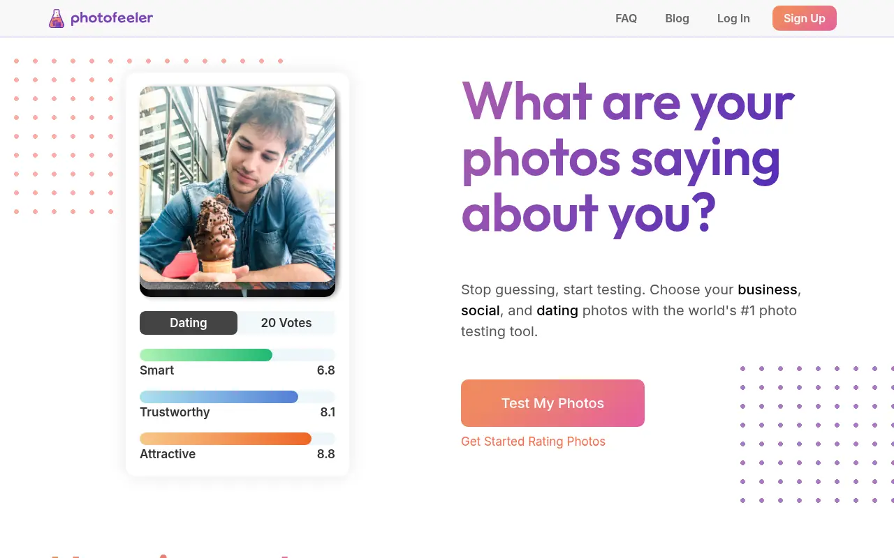 Photofeeler screenshot