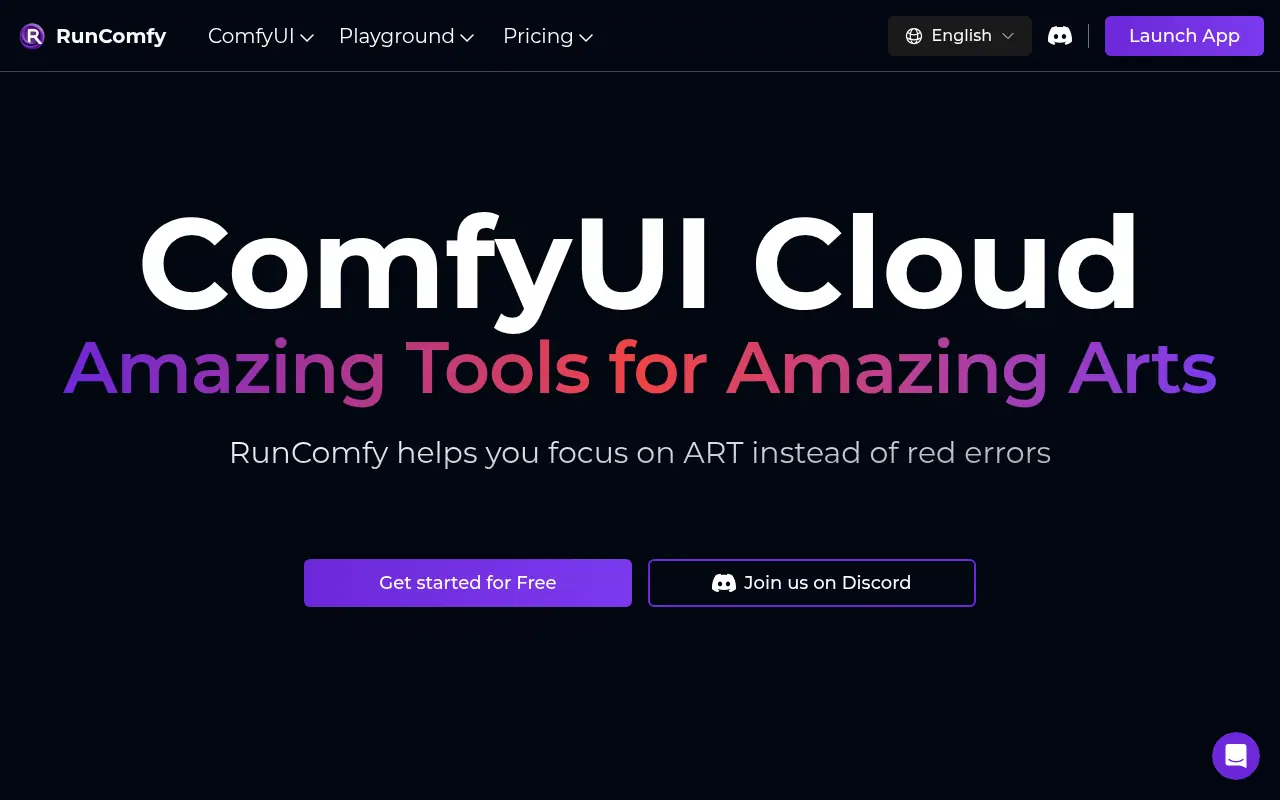 RunComfy screenshot