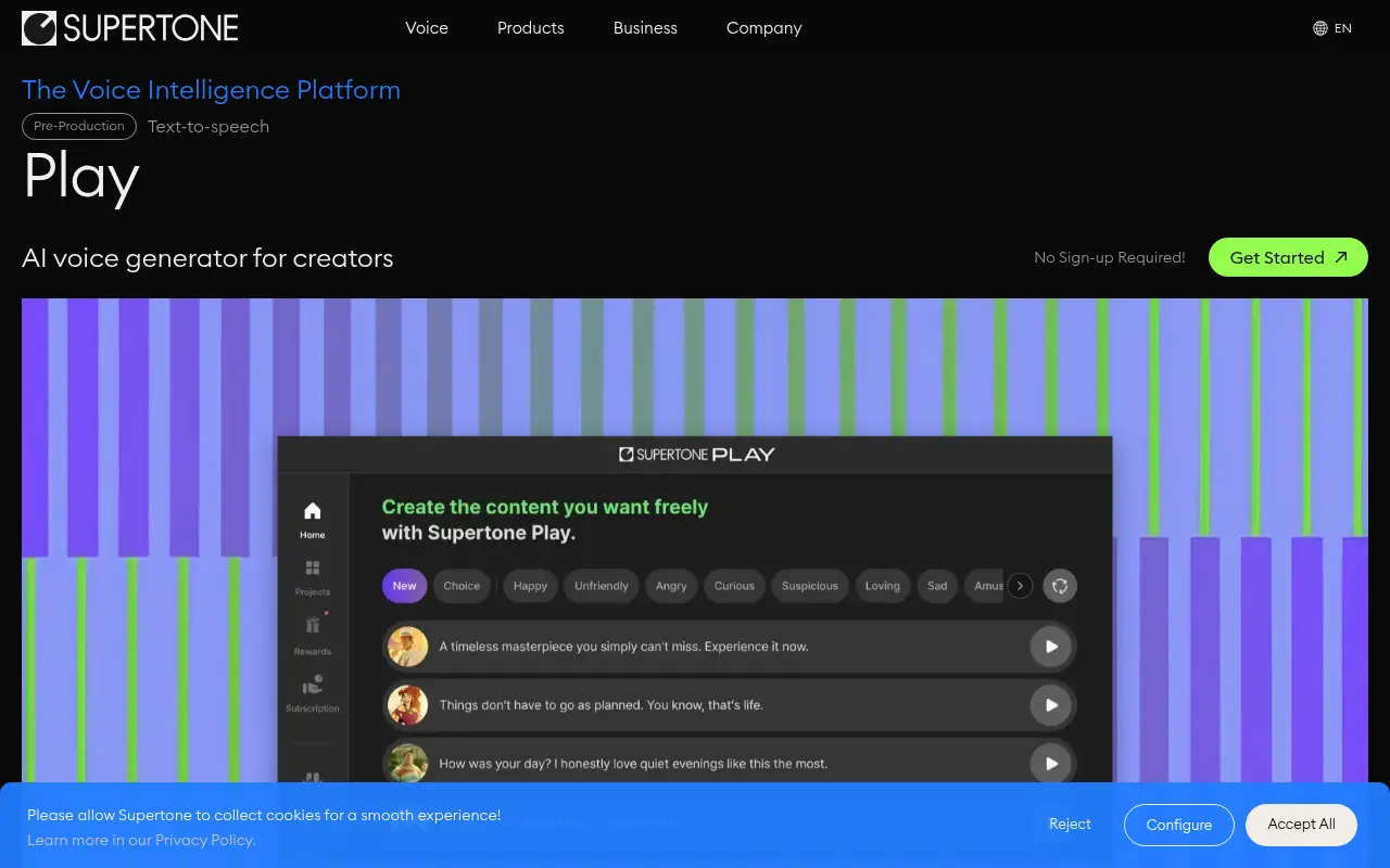 Supertone screenshot