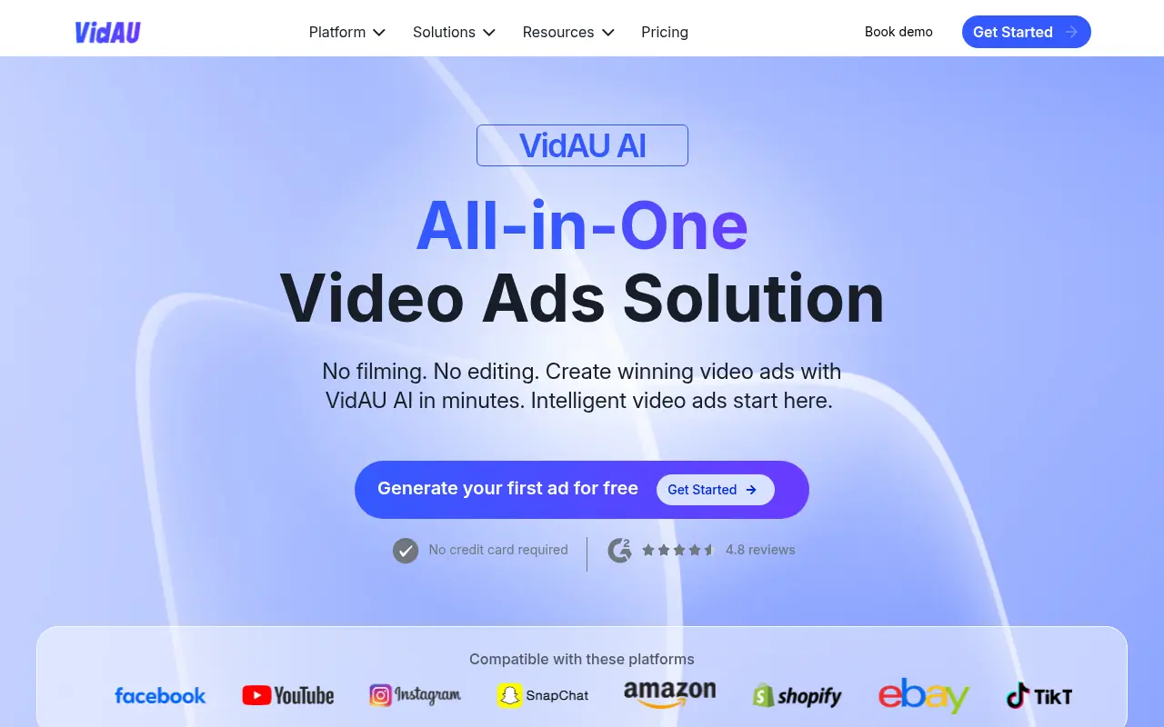 VidAU screenshot
