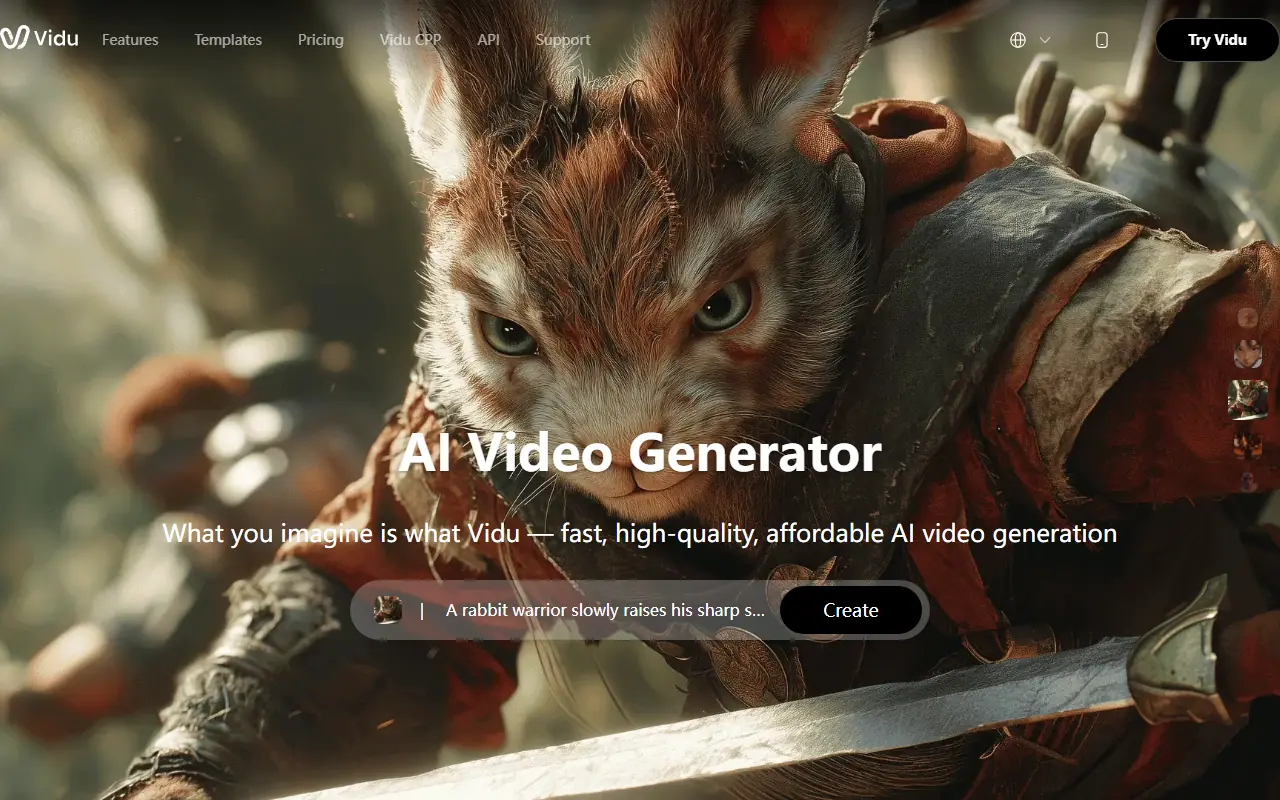 Vidu screenshot