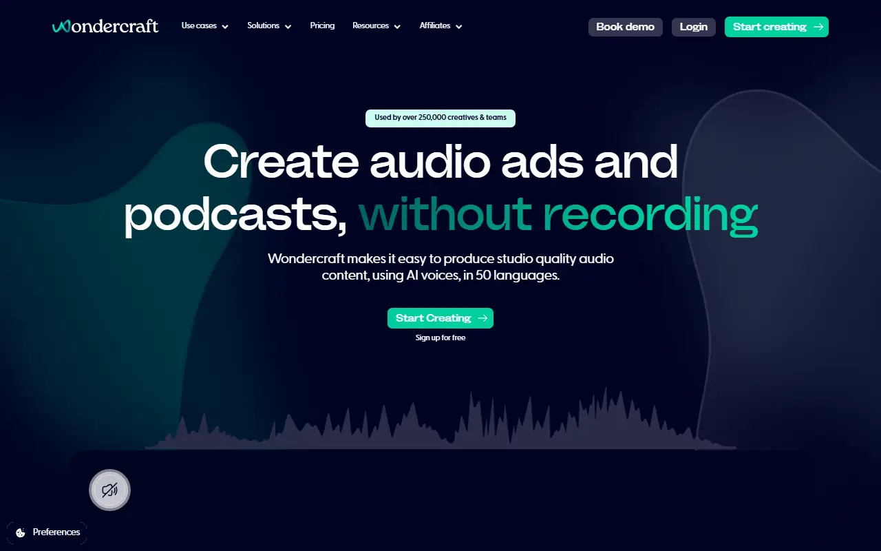 Wondercraft screenshot