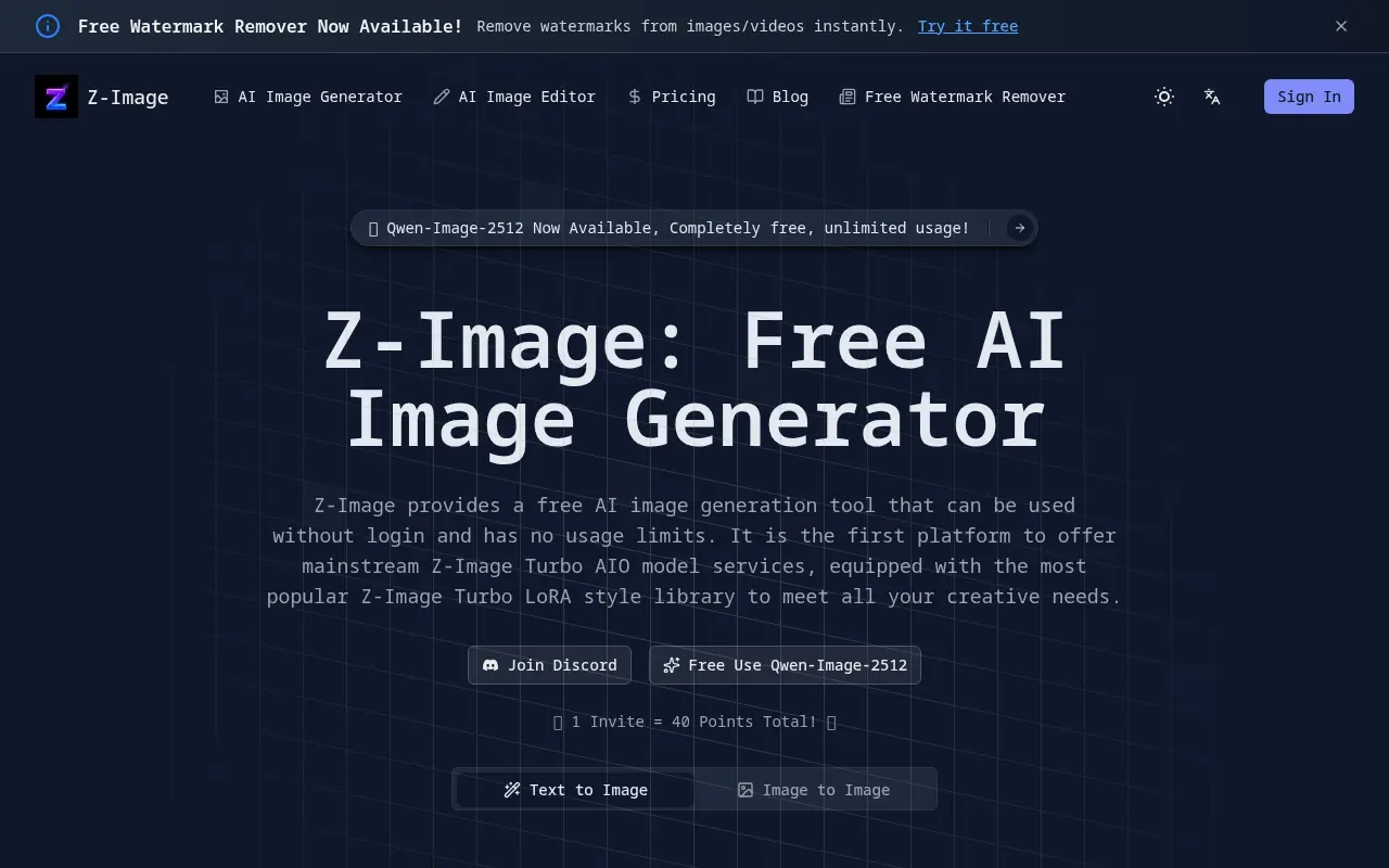 Z-Image screenshot